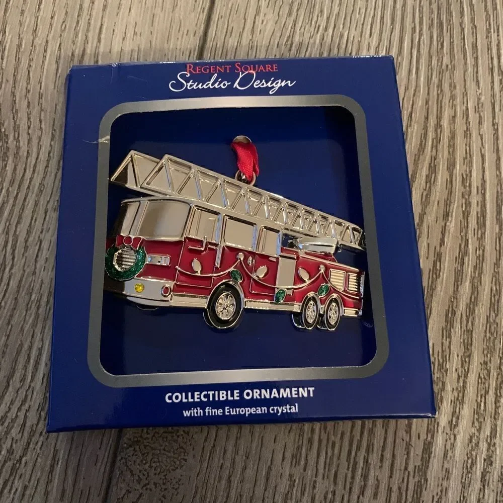 Regent square studio design silver plated ornament